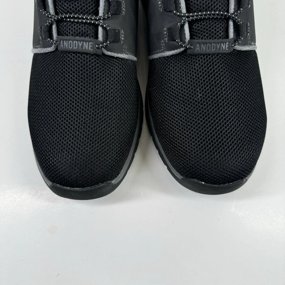 Anodyne No. 46 Sport Jogger Men's US 11W Black Orthopedic Diabetic Walking Shoes
